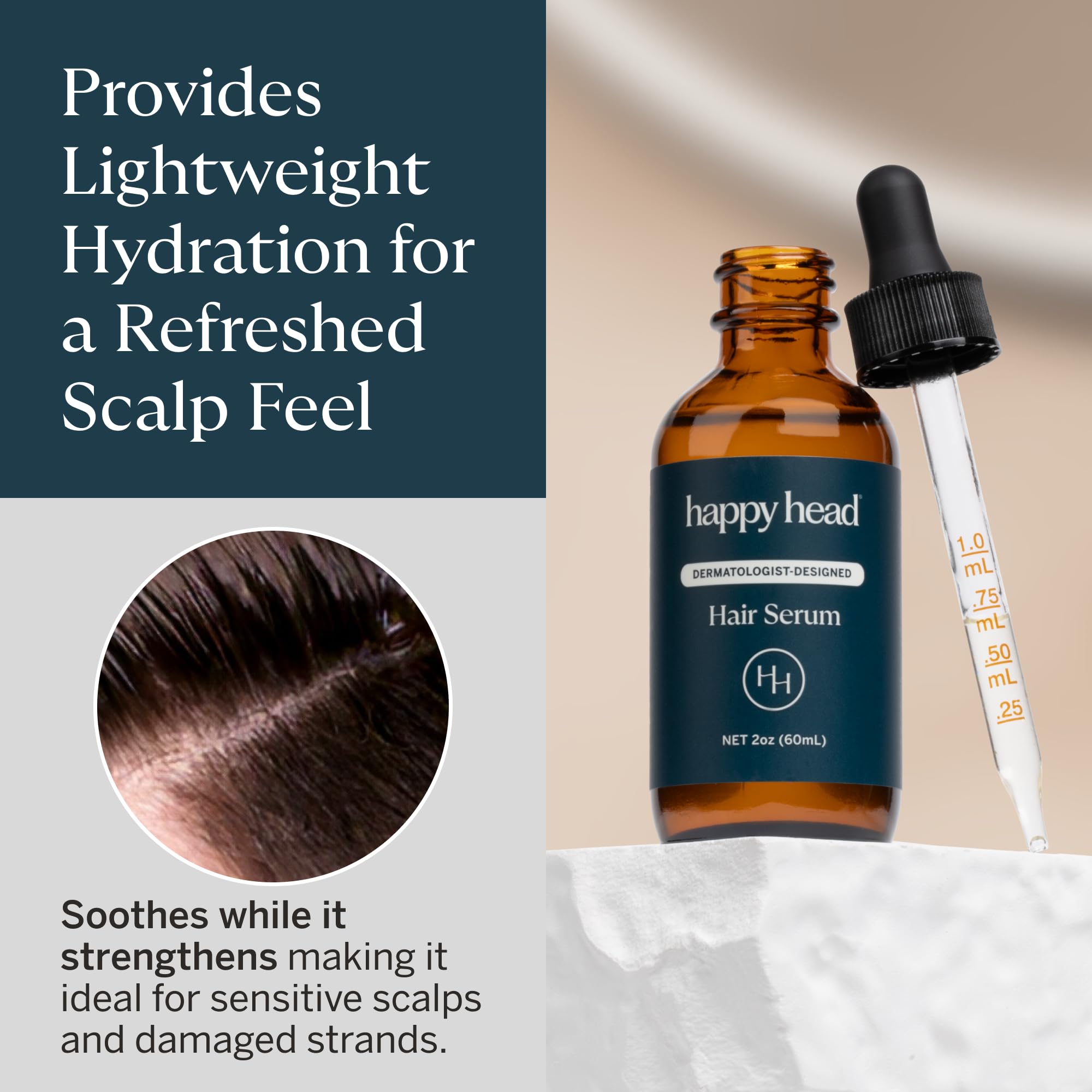 Amazon.com : Happy Head Hair Serum for Men & Women with Procapil